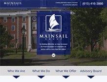 Tablet Screenshot of mainsail-group.com